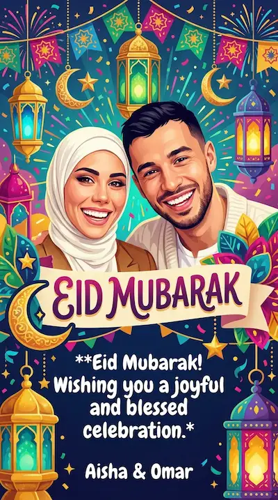 AI generated holiday card